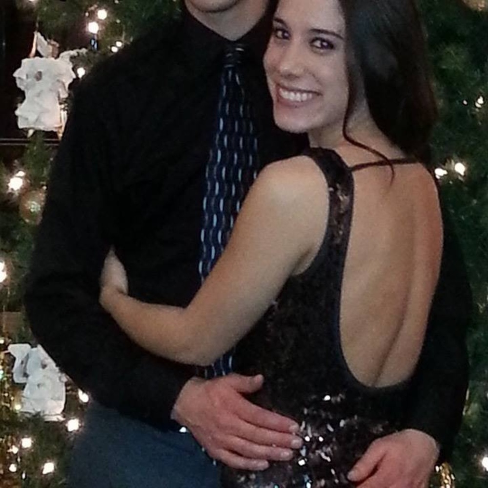 Sparkle black dress